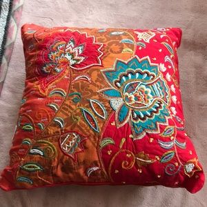 NWOT Beaded Pillow